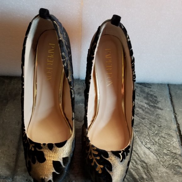 Exotic styling Paper Fox Platform Stiletto Pumps - Picture 2 of 10